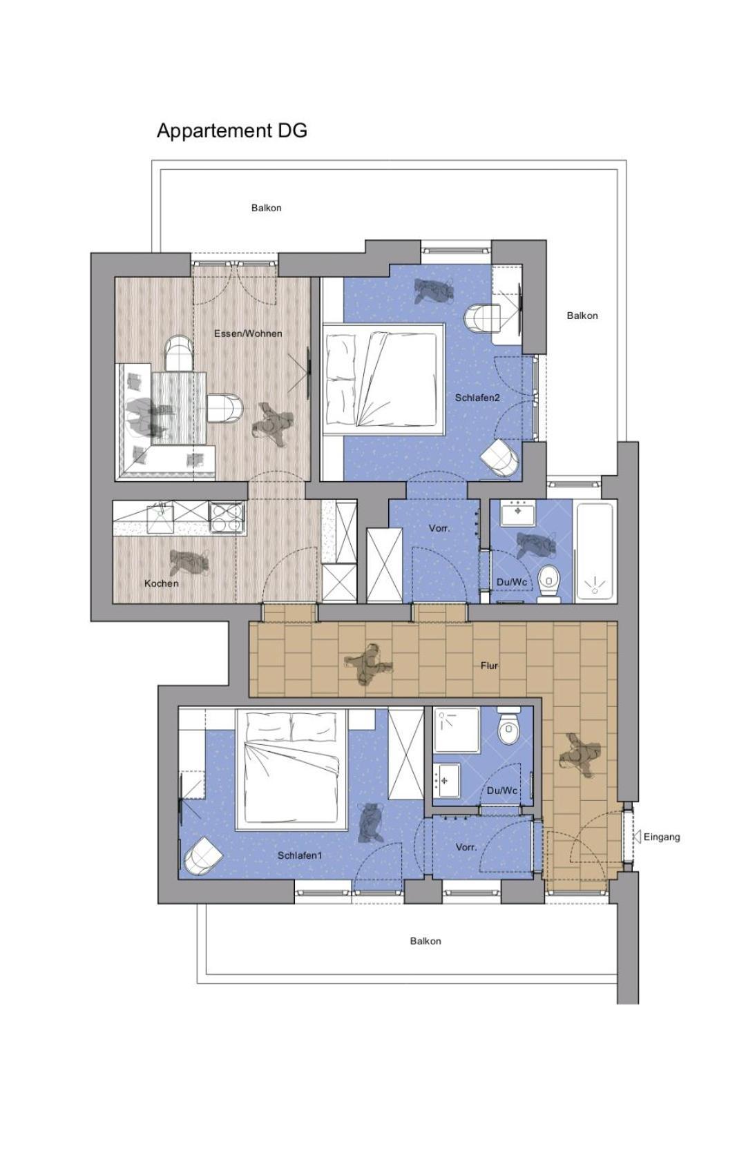 Zeitlos Apartments Gerlos Oda fotoğraf